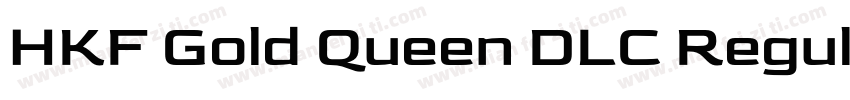 HKF Gold Queen DLC Regular字体转换